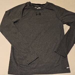 Under Armour Boys Gray Long Sleeve Tee
